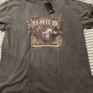 Vans Charcoal Eagle Graphic Tee